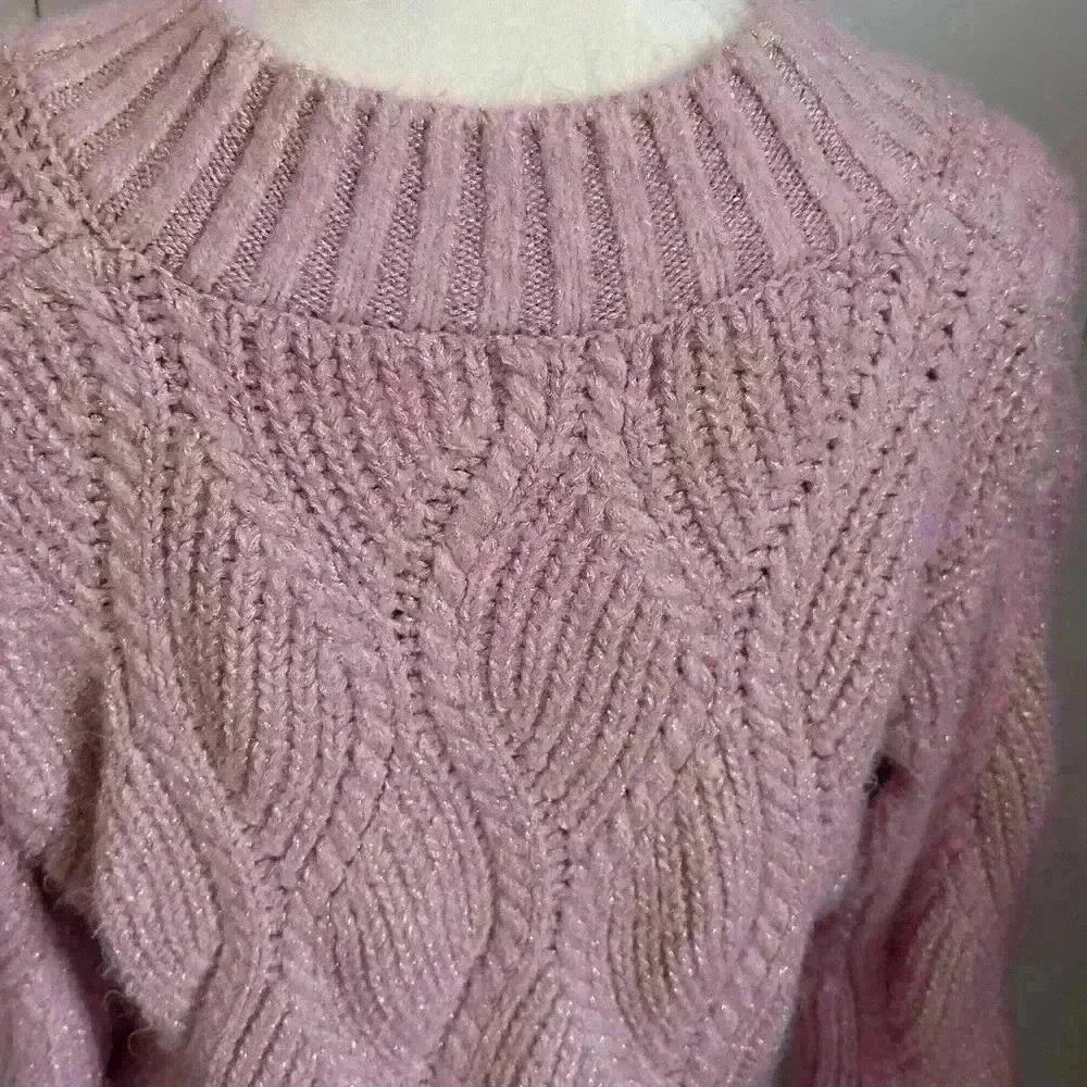 Pink universal thread sweater top cradigan - Picture 10 of 11